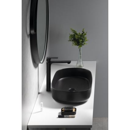 Sapho - Змішувач для умивальника PAX 31,5 см матовий чорний