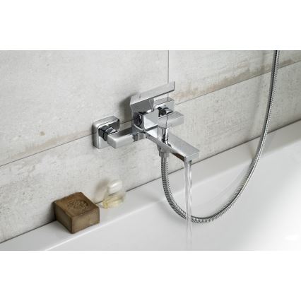 Sapho - Змішувач для ванни CUBEMIX глянцевий хром