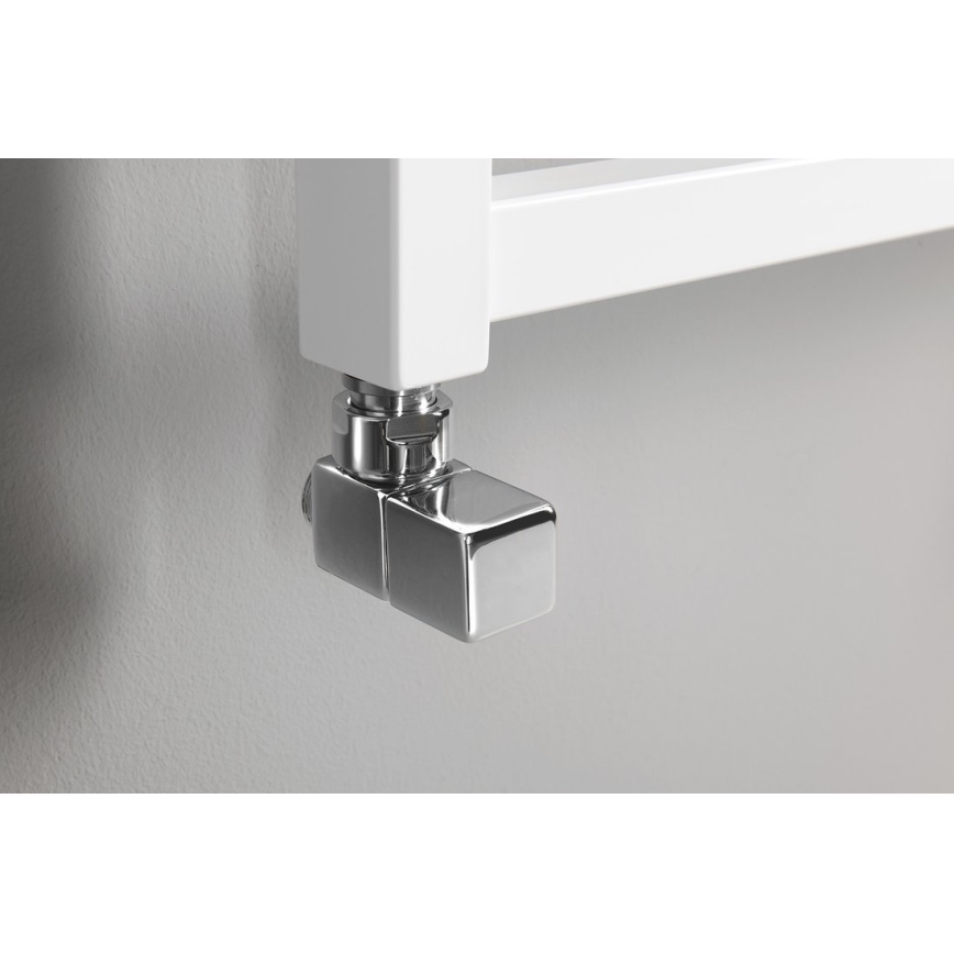 Sapho - Комплект подключения угловых вентилей CUBE, 2 шт., глянцевый хром