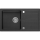 Sapho - Кухонна мийка 77x44 см граніт/чорна