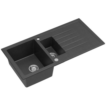 Sapho - Кухонная мойка 100x50 см, гранит, чёрный