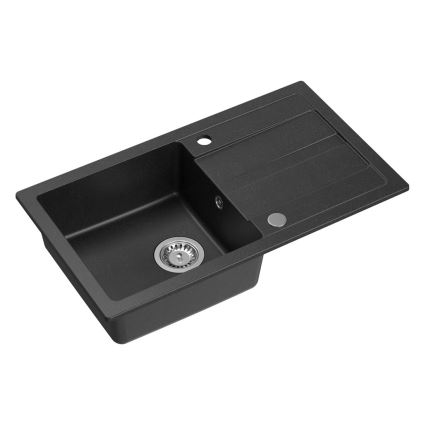 Sapho - Кухонная мойка 77x44 см гранит/чёрная
