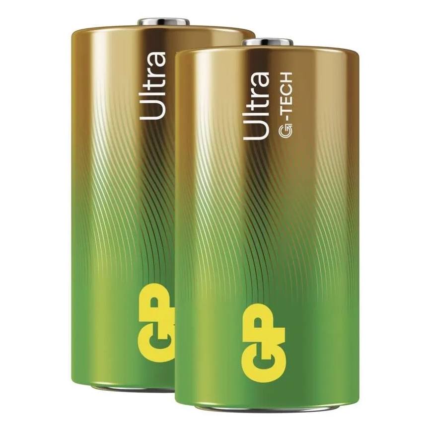 Щелочная батарейка C GP ULTRA 1,5V 2 шт.
