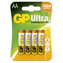 Щелочная батарейка AA GP ULTRA 1,5V 4 шт. 
