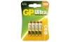 Щелочная батарейка AAA GP ULTRA 1,5V 4 шт. 