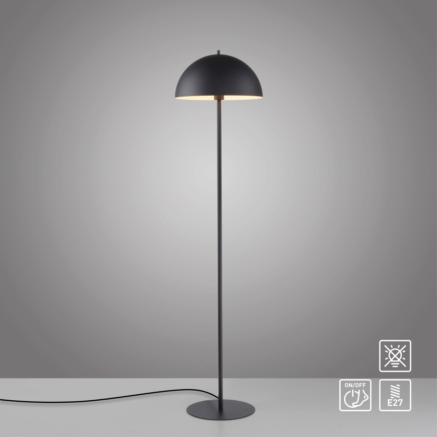 Schöner Wohnen 11727-18 - Напольная лампа ALI 1xE27/25W/230V чёрная