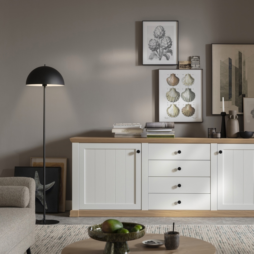 Schöner Wohnen 11727-18 - Підлогова лампа ALI 1xE27/25W/230V чорна