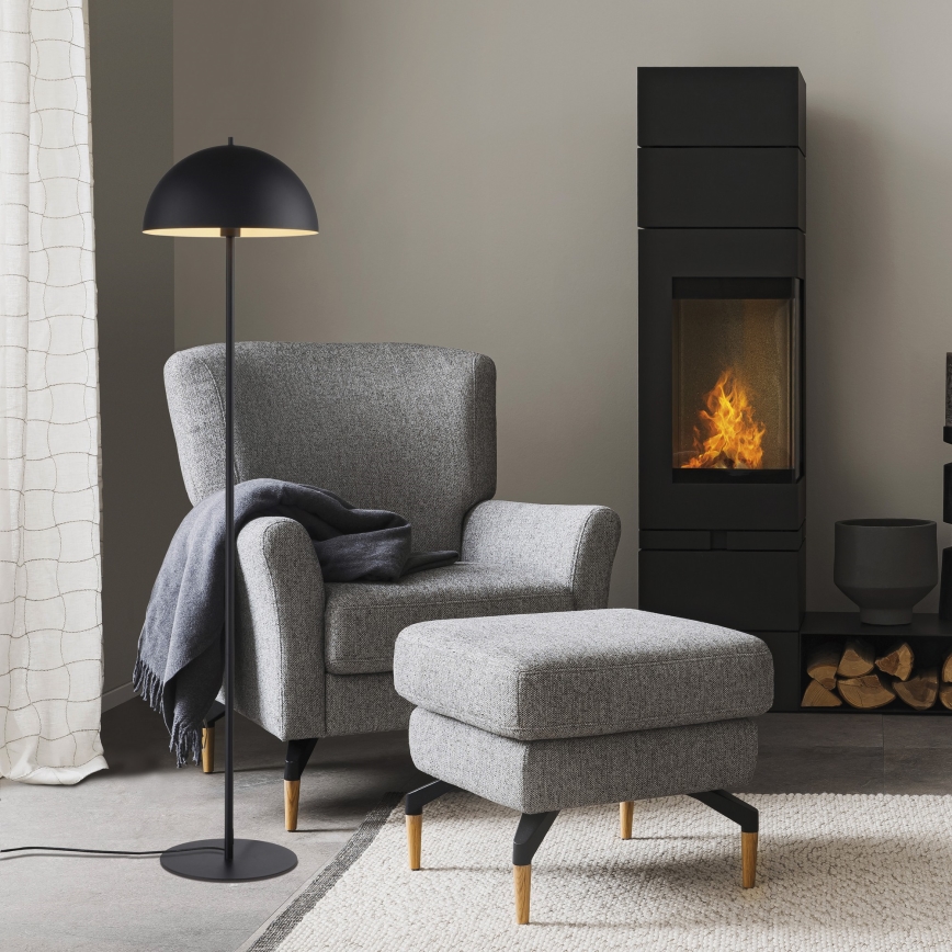 Schöner Wohnen 11727-18 - Підлогова лампа ALI 1xE27/25W/230V чорна