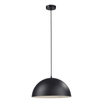 Schöner Wohnen 11728-18 - підвісна люстра на тросі ALI 1xE27/25W/230V, діаметр 38 см, чорна