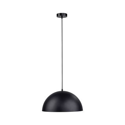 Schöner Wohnen 11728-18 - підвісна люстра на тросі ALI 1xE27/25W/230V, діаметр 38 см, чорна