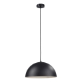 Schöner Wohnen 11728-18 - Подвесная люстра ALI на тросе 1xE27/25W/230V Ø 38 см, черный
