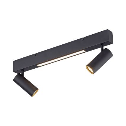 Schöner Wohnen 11793-18 - LED точечный светильник DANTE 2xGU10/10W/230V + LED/7,2W черный