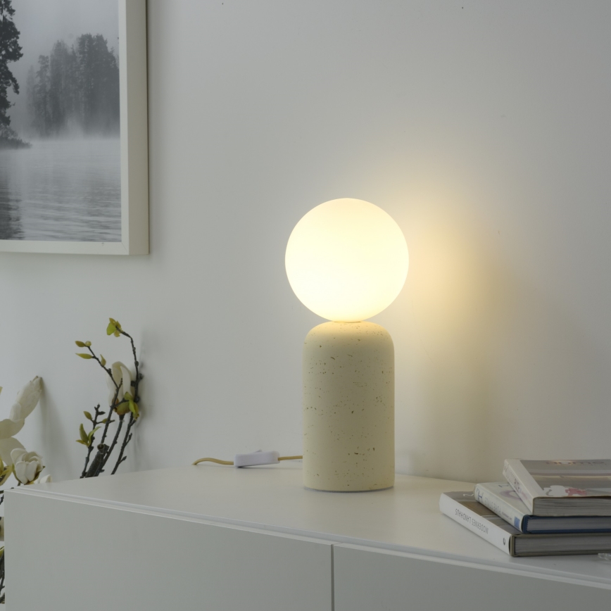 Schöner Wohnen 12543-42 - Настольная лампа TRAVENTA 1xG9/10W/230V бетонная