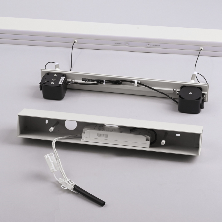 Шенер Вонен 12577-16 - світлодіодна підвісна люстра з регулюванням яскравості на тросі АДРІАНА РАУНД 2xLED/24W/230V 2700/3000/3500/4000/5000K біла