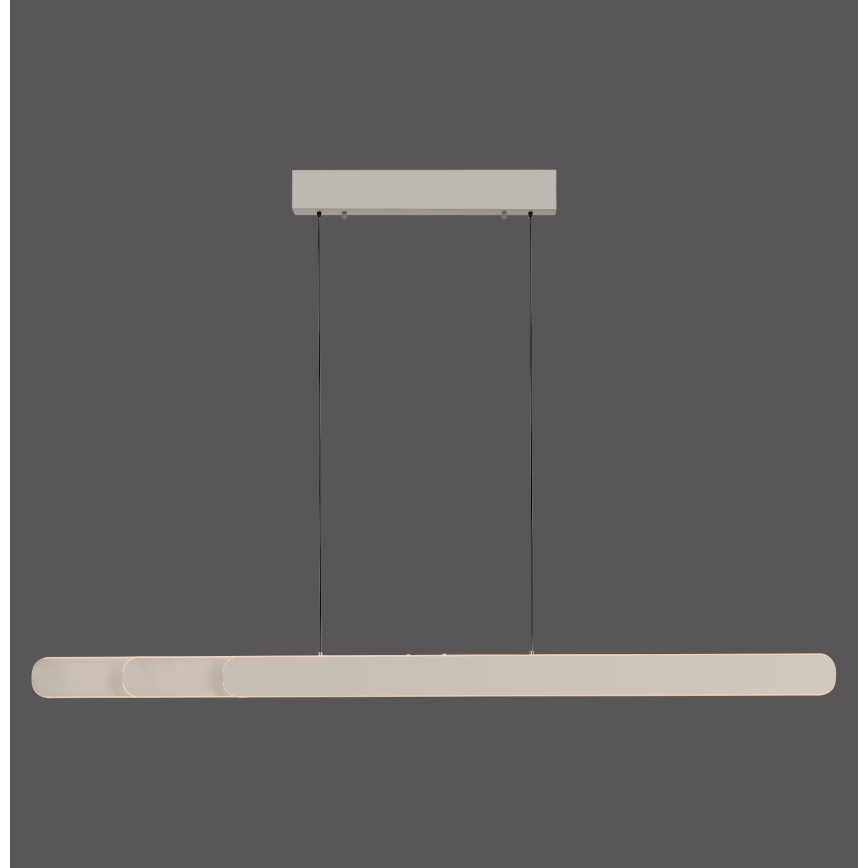 Schöner Wohnen 12577-39 - підвісна люстра на тросі з регулюванням яскравості ADRIANA ROUND 2xLED/24W/230V 2700/3000/3500/4000/5000K сіра