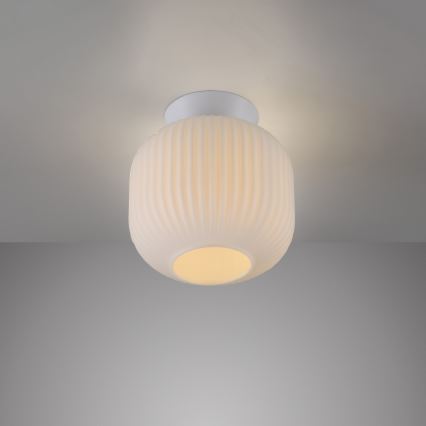 Schöner Wohnen 13574-16 - Стельовий світильник NAMI 1xE27/25W/230V, діаметр 20 см, білий