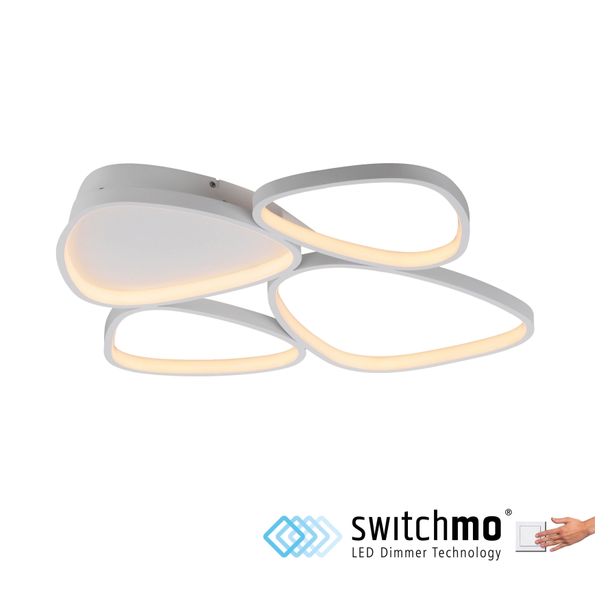 Schöner Wohnen 14038-16 - LED диммируемый потолочный светильник PEBBLES LED/35,5W/230V белый