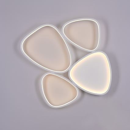 Шенер Вонен 14038-16 - димований світлодіодний стельовий світильник ПЕББЛЕС ЛЕД/35,5Вт/230В білий