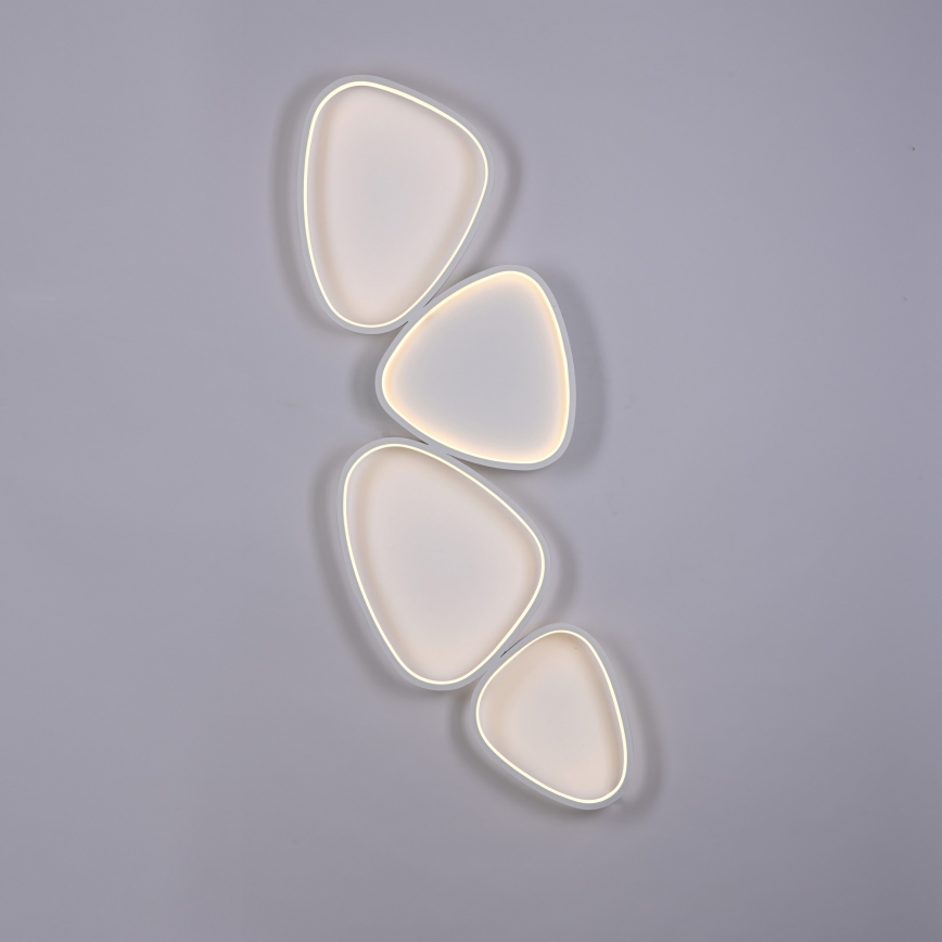 Schöner Wohnen 14039-16 - диммируемый светодиодный потолочный светильник PEBBLES LED/35,5W/230V белый