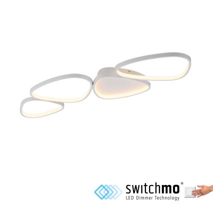 Schöner Wohnen 14039-16 - диммируемый светодиодный потолочный светильник PEBBLES LED/35,5W/230V белый