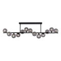 Schöner Wohnen 14505-18 - LED-люстра на штанге DUBAI 13xG9/3W/230V чёрный/дымчатый
