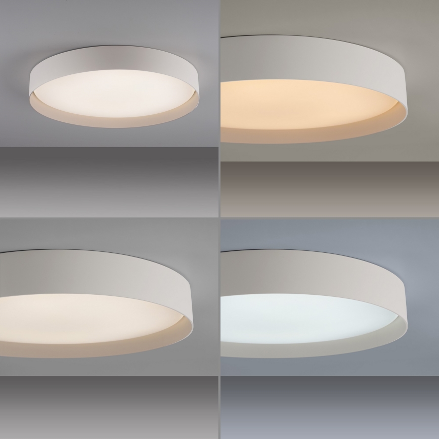 Schöner Wohnen 14595-39 - LED стельовий світильник TAVOLI з регулюванням яскравості, 34 Вт/230 В, 2700-6500 К, діаметр 49 см, сірий + пульт дистанційного керування