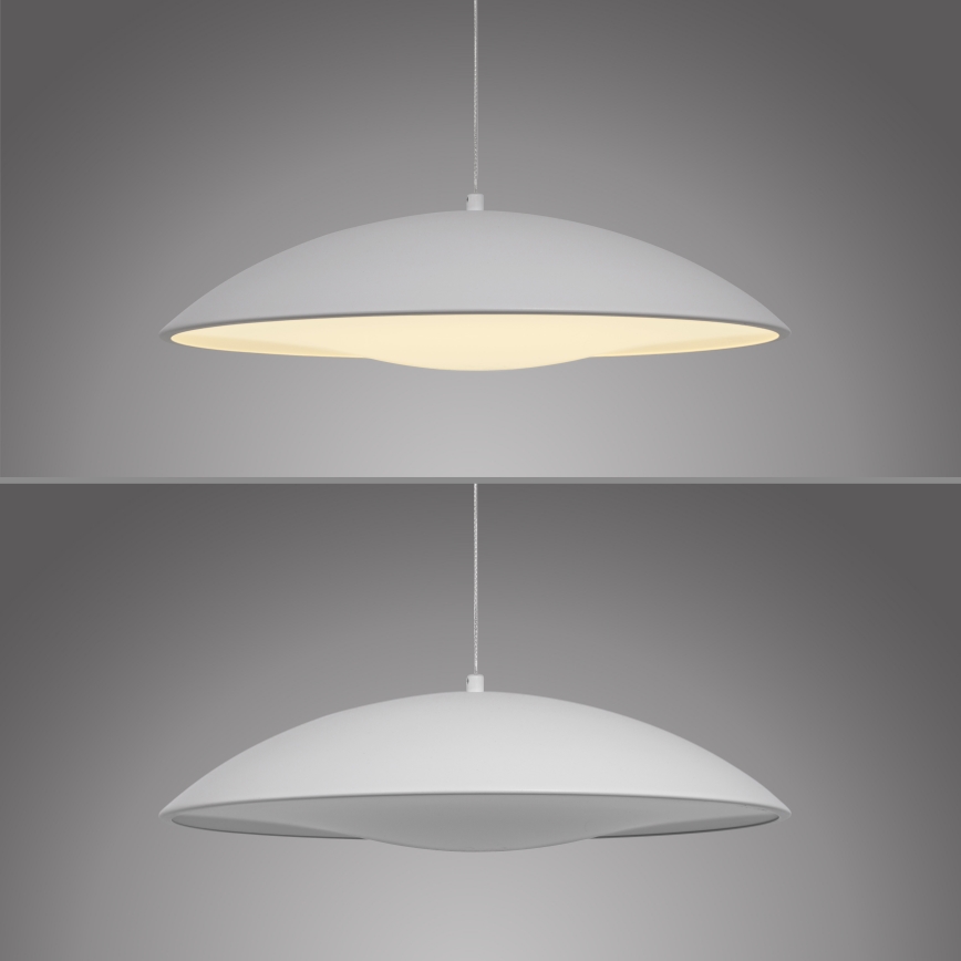 Schöner Wohnen 14606-16 - димована LED-люстра на тросі LENTE LED/17W/230V Ø 40 см біла