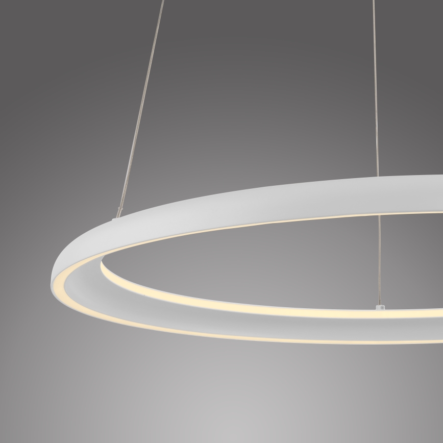 Schöner Wohnen 15570-16 - диммируемая светодиодная подвесная люстра на тросе QUILLO LED/36Вт/230В, диаметр 60 см, белая