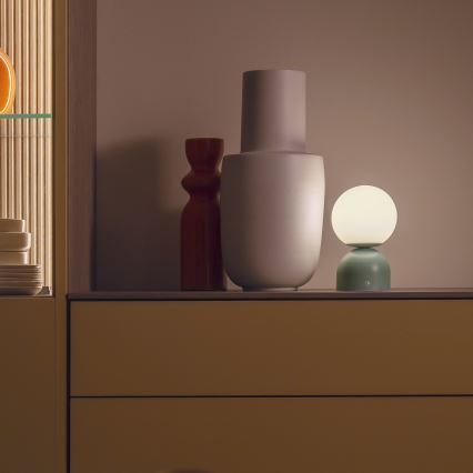 Schöner Wohnen 19218-43 - Светодиодная диммируемая сенсорная аккумуляторная настольная лампа RUDI LED/1,2W/5V 3000-6000K 1200 mAh зелёная