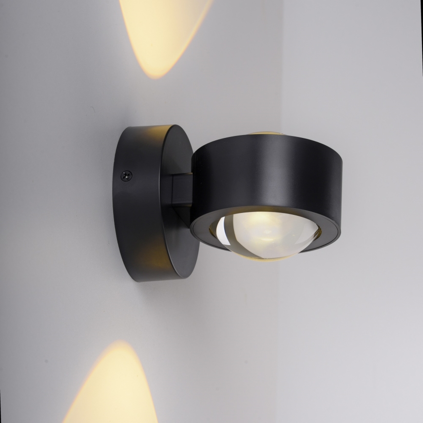 Schöner Wohnen 19331-18 - LED настенный светильник CHIA 2xLED/2W/230V черный