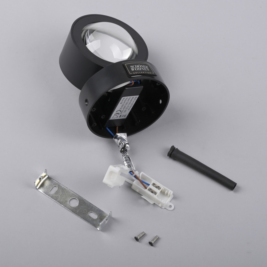 Schöner Wohnen 19331-18 - LED настенный светильник CHIA 2xLED/2W/230V черный