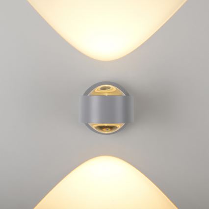 Schöner Wohnen 19331-21 - LED настінний світильник CHIA 2xLED/2W/230V антрацит