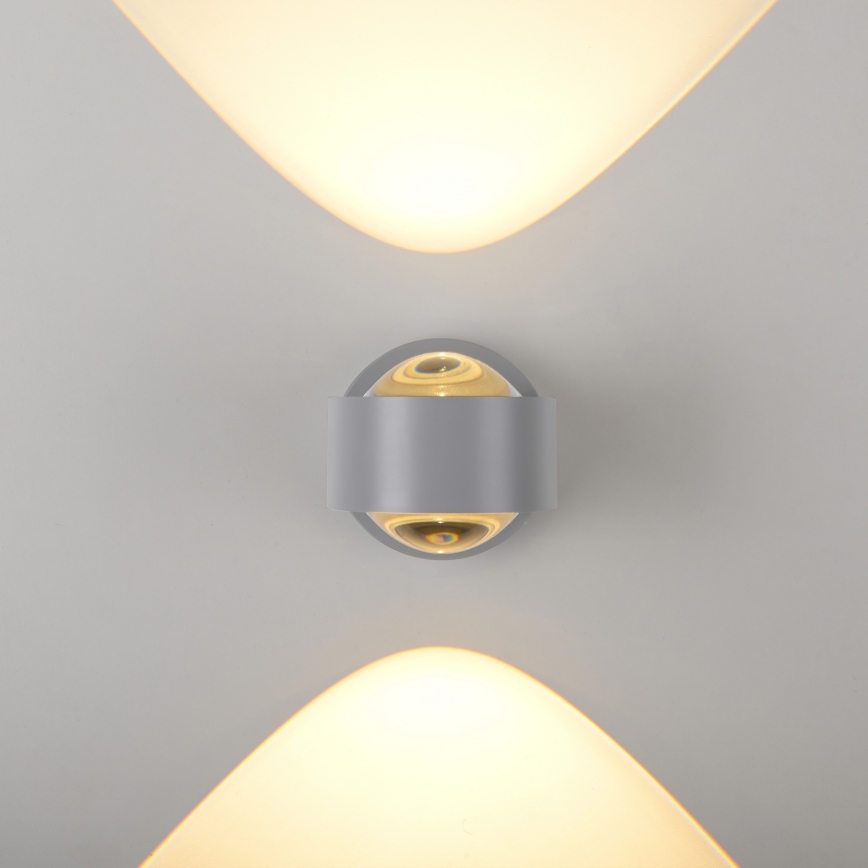 Schöner Wohnen 19331-21 - LED настінний світильник CHIA 2xLED/2W/230V антрацит