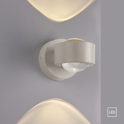 Schöner Wohnen 19331-39 - LED настенный светильник CHIA, 2xLED/2 Вт/230 В, серый