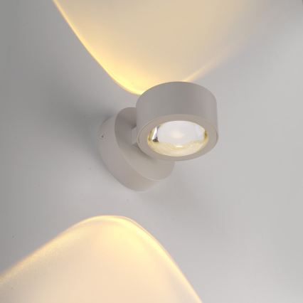 Schöner Wohnen 19331-39 - LED настенный светильник CHIA, 2xLED/2 Вт/230 В, серый