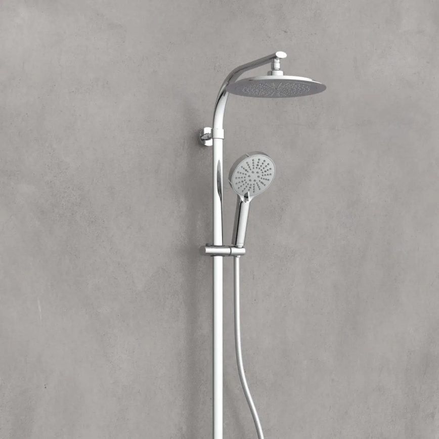 Schütte 60046 - Душевой комплект с термостатическим смесителем MADURA FRESH, глянцевый хром