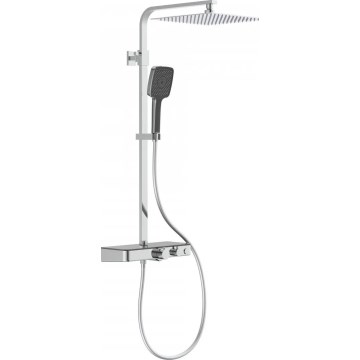 Schütte 60531 - Душовий комплект з термостатним змішувачем OCEAN глянцевий хром/антрацит