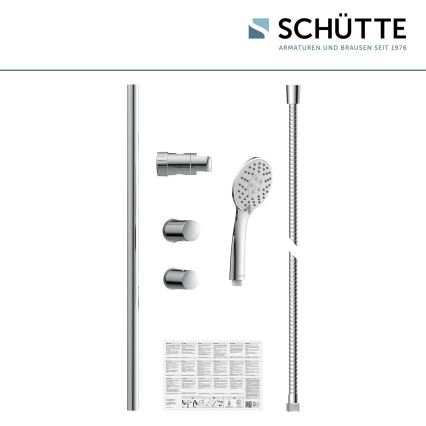 Schütte 64830 - Душевой комплект NAPOLI, полированный хром
