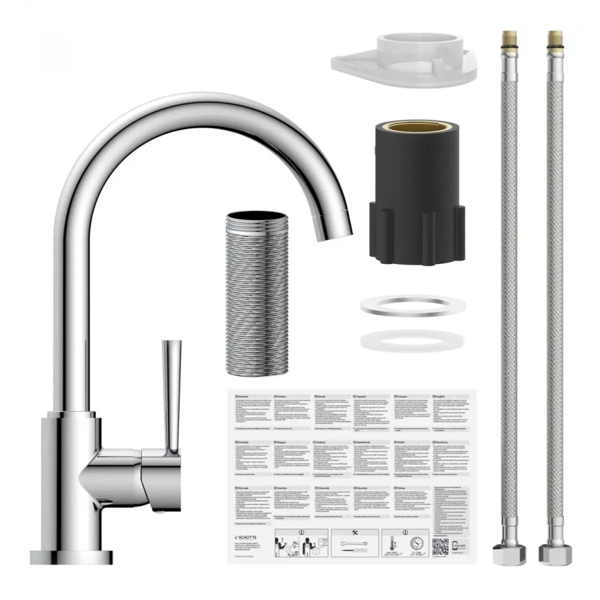 Schütte 79116 - Смеситель для мойки CORNWALL, глянцевый хром