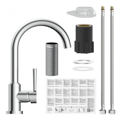 Schütte 79116 - кухонний змішувач CORNWALL у блискучому хромі