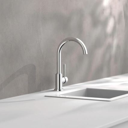 Schütte 79119 - Змішувач для кухонної мийки CORNWALL, блискучий хром
