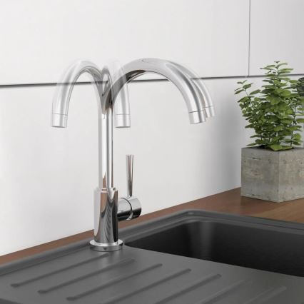 Schütte 79119 - Змішувач для кухонної мийки CORNWALL, блискучий хром