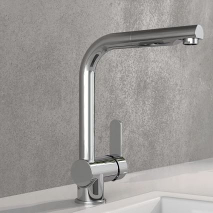 Schütte 79700 - Змішувач для кухонної мийки з висувним душем LONDON, глянцевий хром