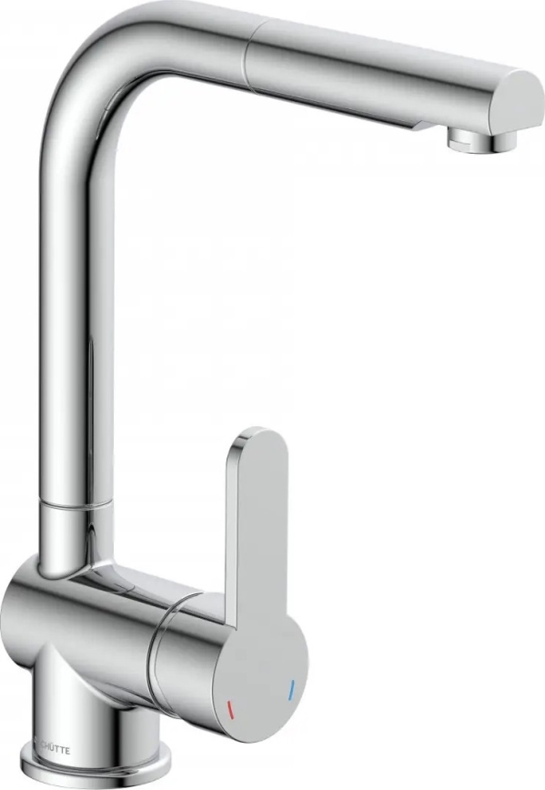 Schütte 79700 - Змішувач для кухонної мийки з висувним душем LONDON, глянцевий хром