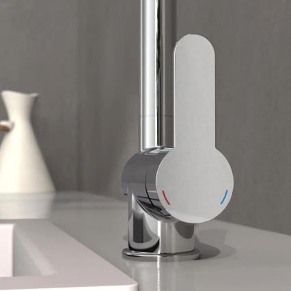 Schütte 79700 - Змішувач для кухонної мийки з висувним душем LONDON, глянцевий хром