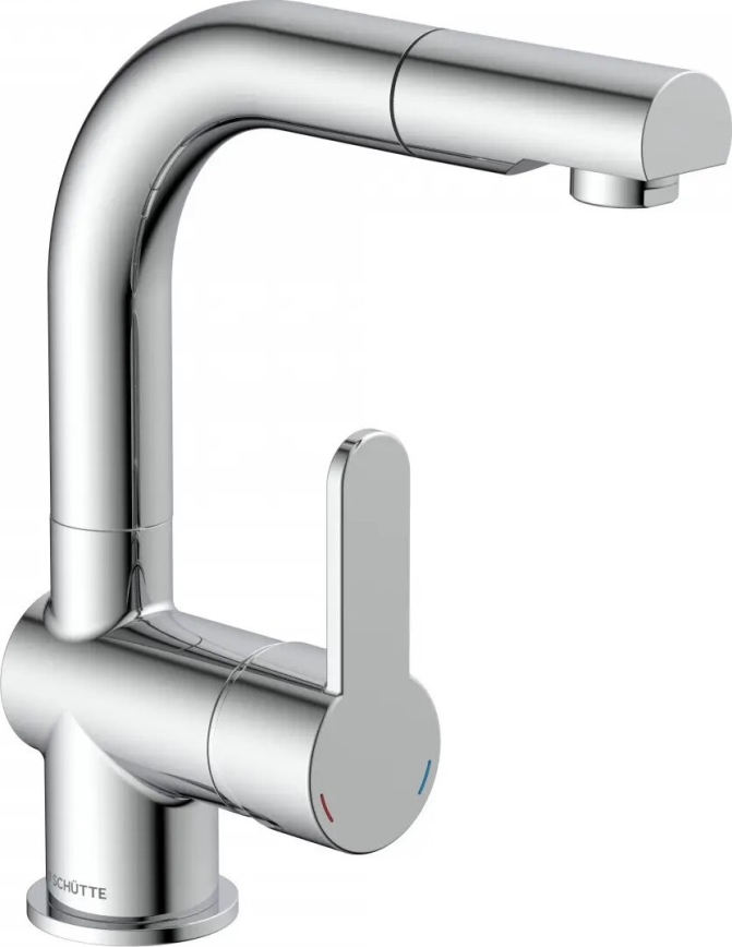 Schütte 79710 - Кухонний змішувач LONDON зі висувною лійкою, блискучий хром