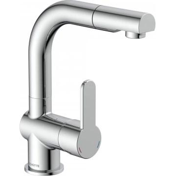 Schütte 79710 - Кухонний змішувач LONDON зі висувною лійкою, блискучий хром