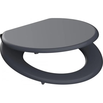 Schütte 80104 - Сиденье для унитаза SPIRIT, антрацит, SoftClose, MDF, дерево