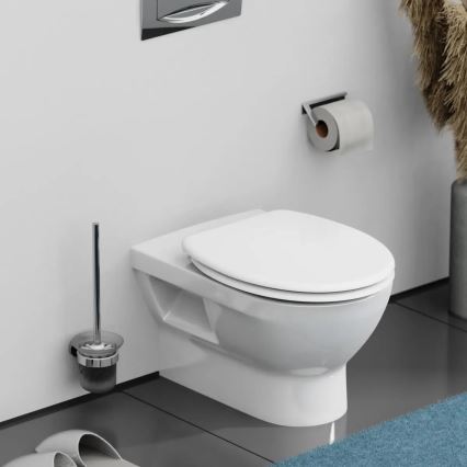 Schütte 82100-A - Сидіння для унітазу WHITE з м'яким закриванням SoftClose, з дуропласту