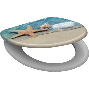 Schütte 82196 - сиденье для унитаза BEACH SoftClose из дуропласта